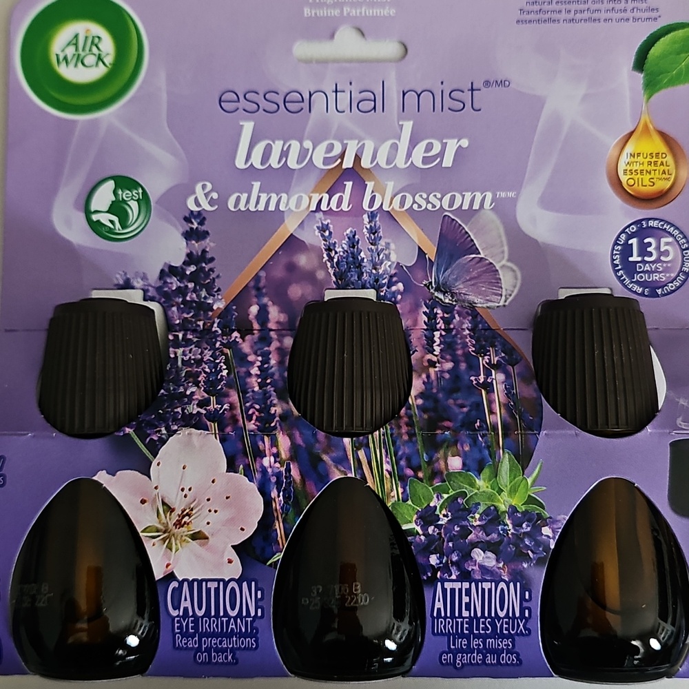 Air Wick Essential Mist Lavender & Almond Blossom Refills,  And  1 Warmer - Picture 3 of 4